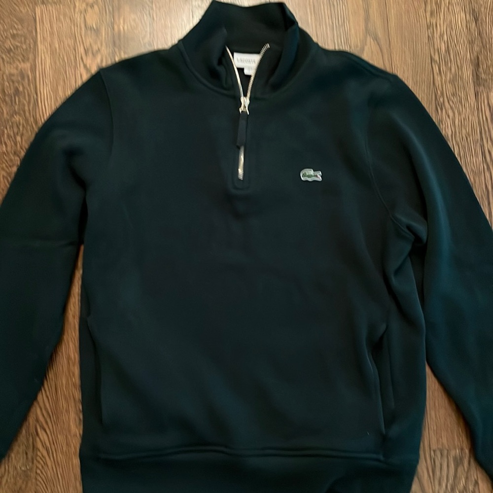 Lacoste hunter green pullover for teens